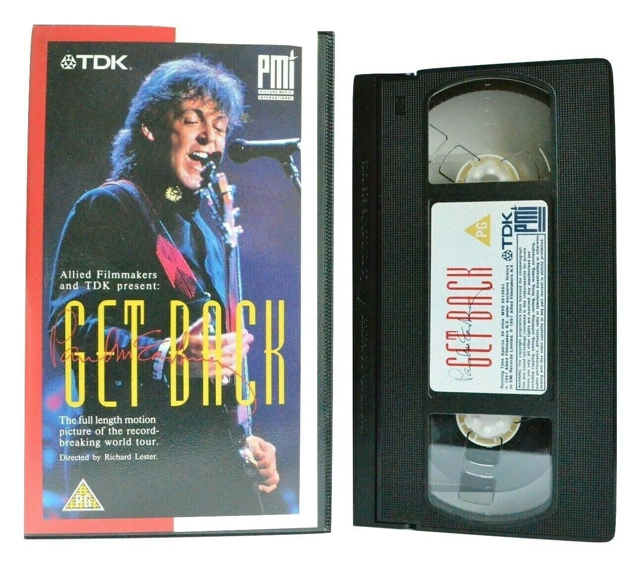 Paul McCartney: Get Back (1990) - Live Performance - World Tour - Music - VHS-