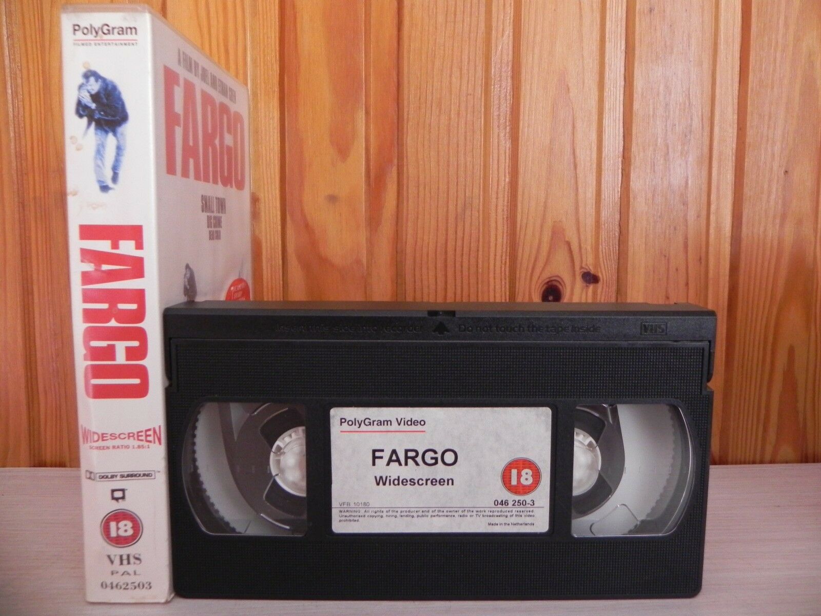 Fargo - Widescreen Polygram - Cold Drama Thriller - Frances McDormand - Pal VHS-