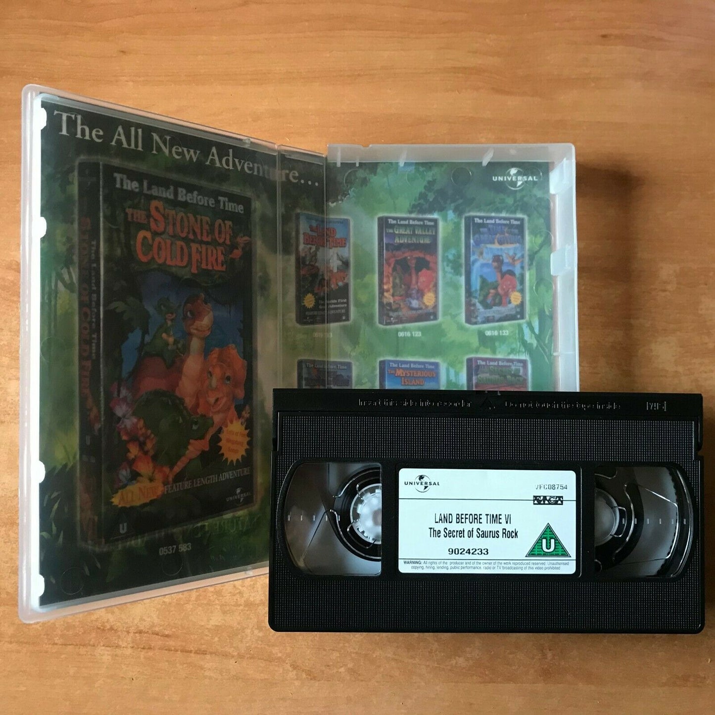 The Land Before Time: Secret Of Saurus Rock - Singalong - Animated - Kids - VHS-
