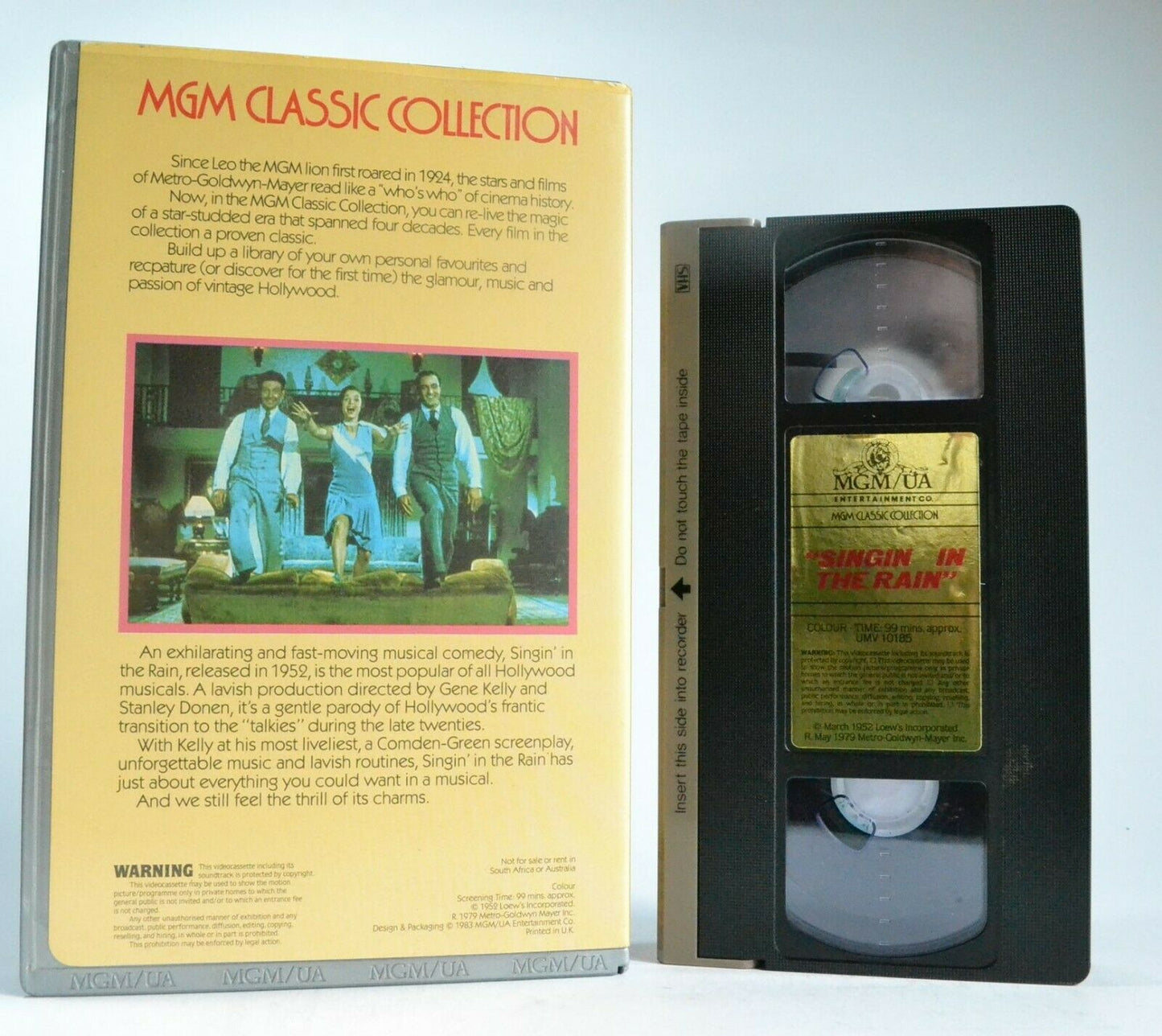 Singing' In The Rain: (1979) MGM/UA Pre-Cert - Romantic Comedy [Gene Kelly] VHS-