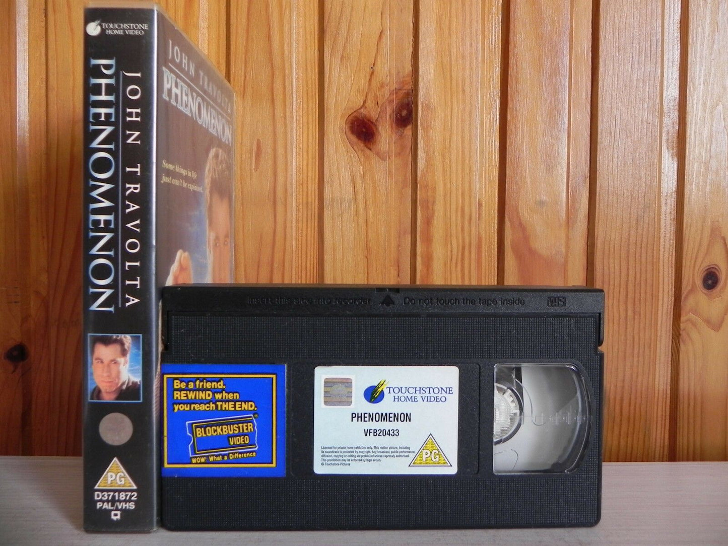 Phenomenon - Touchstone - Drama - John Travolta - Large Box - Pal VHS-