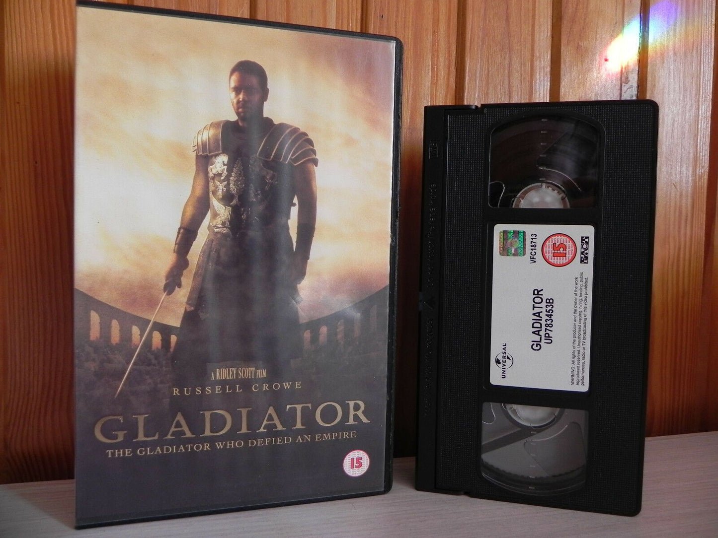 Gladiator (2000): War Drama - Roman Times Action [Big Box] Russell Crowe - VHS-