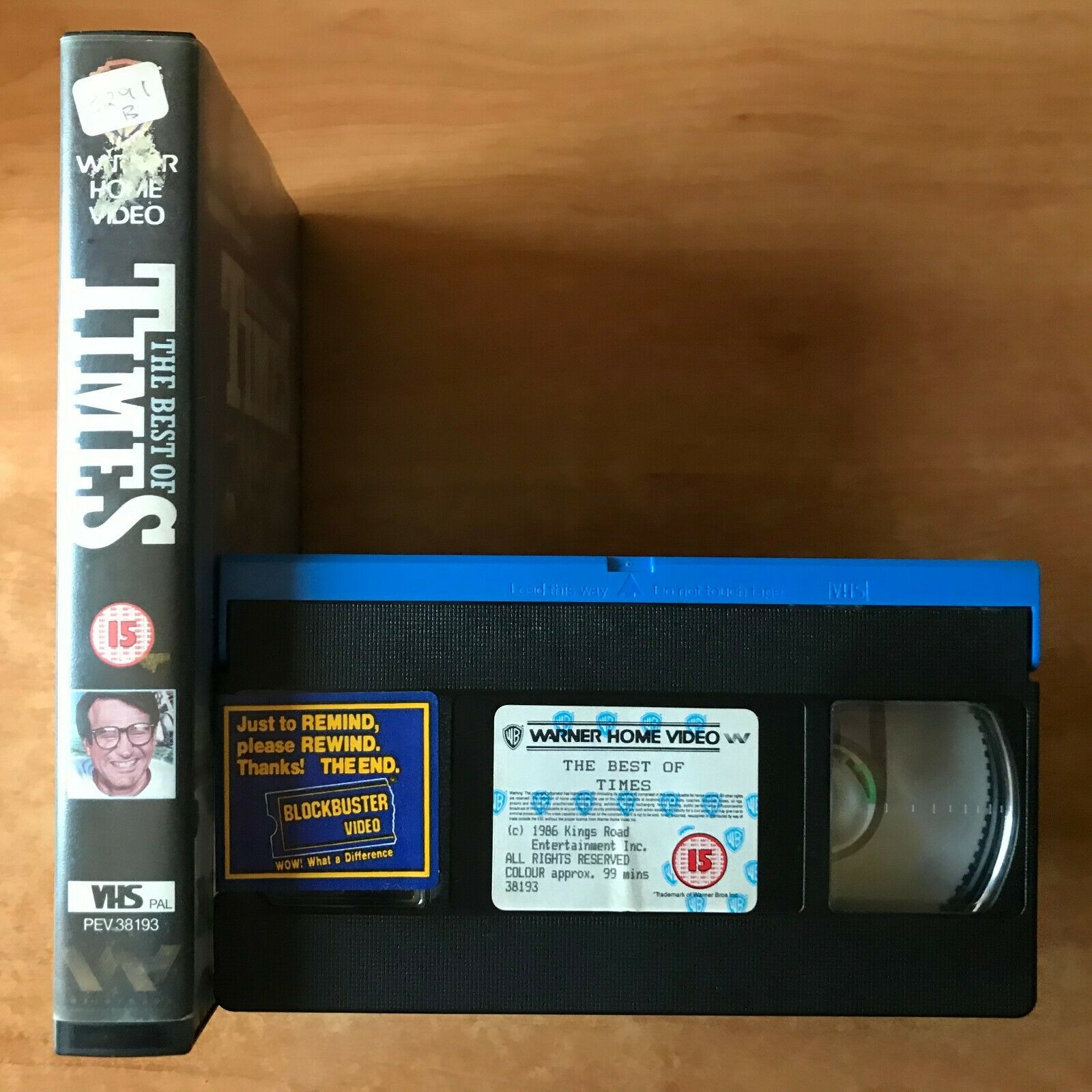 The Best Of Times (1986): Sport Drama - Large Box - Robin Williams - Pal VHS-