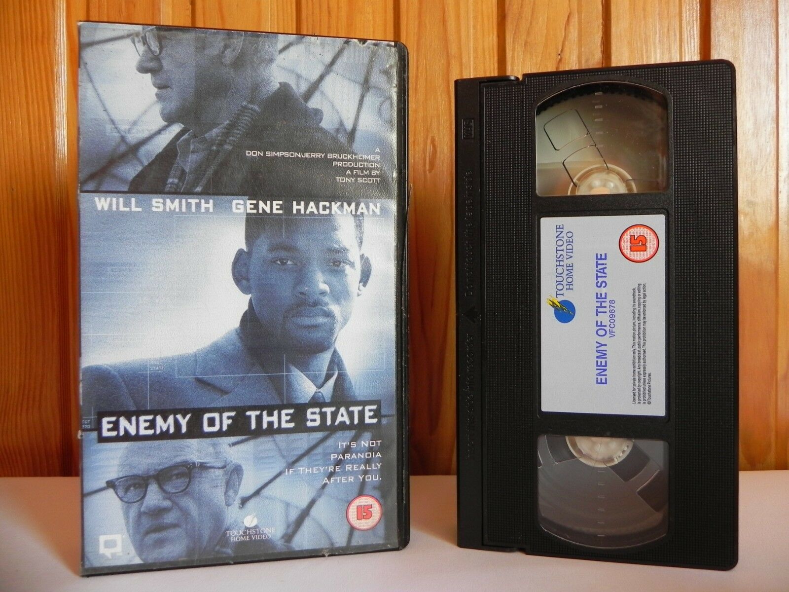 Enemy Of The State - Touchstone - Thriller - Will Smith - Gene Hackman - Pal VHS-