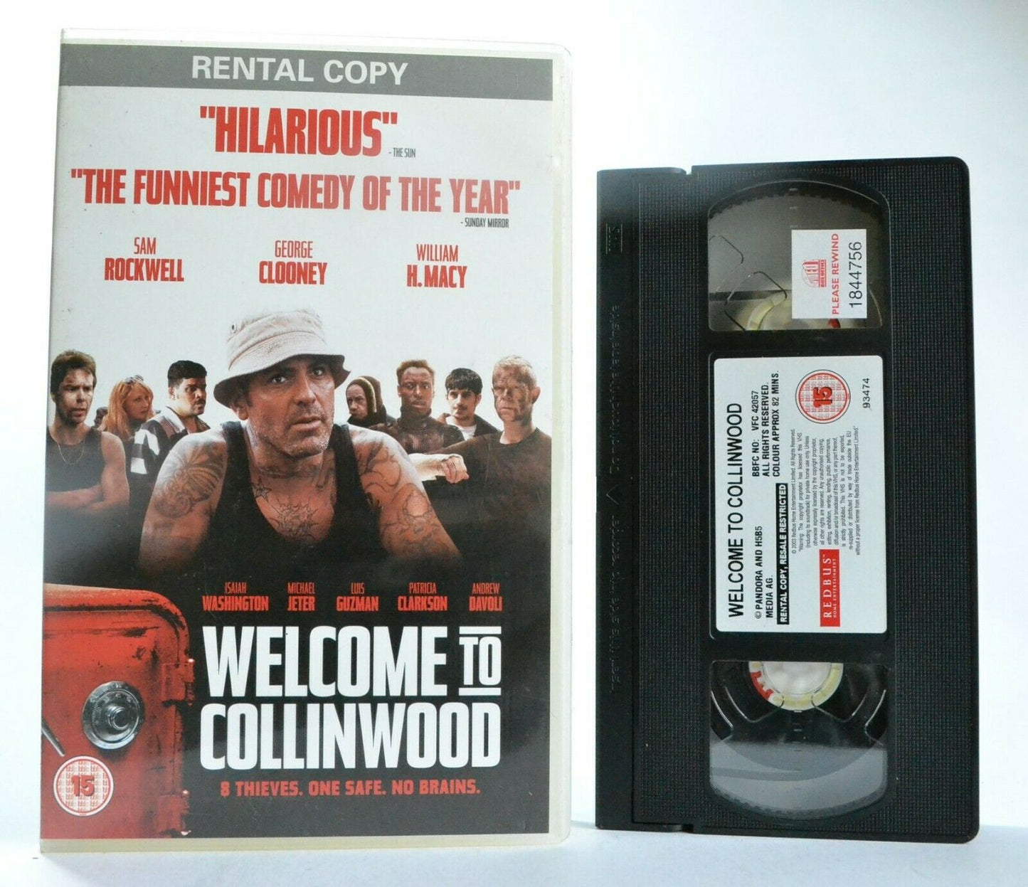 Welcome To Collinwood (2002) - Caper Comedy - Large Box - George Clooney - VHS-