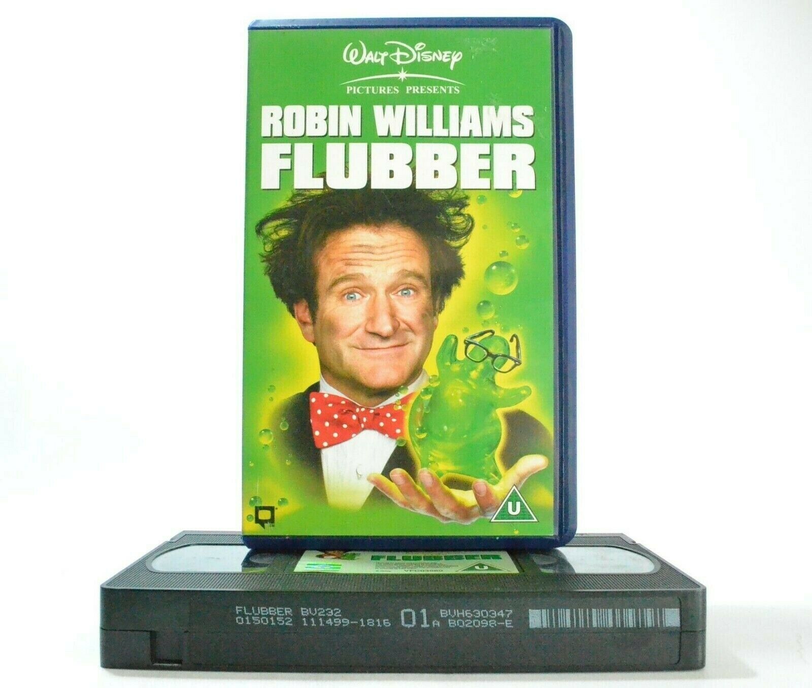 Flubber: Sci-Fi Comedy (1997) - Walt Disney - Robin Williams - Children's - VHS-