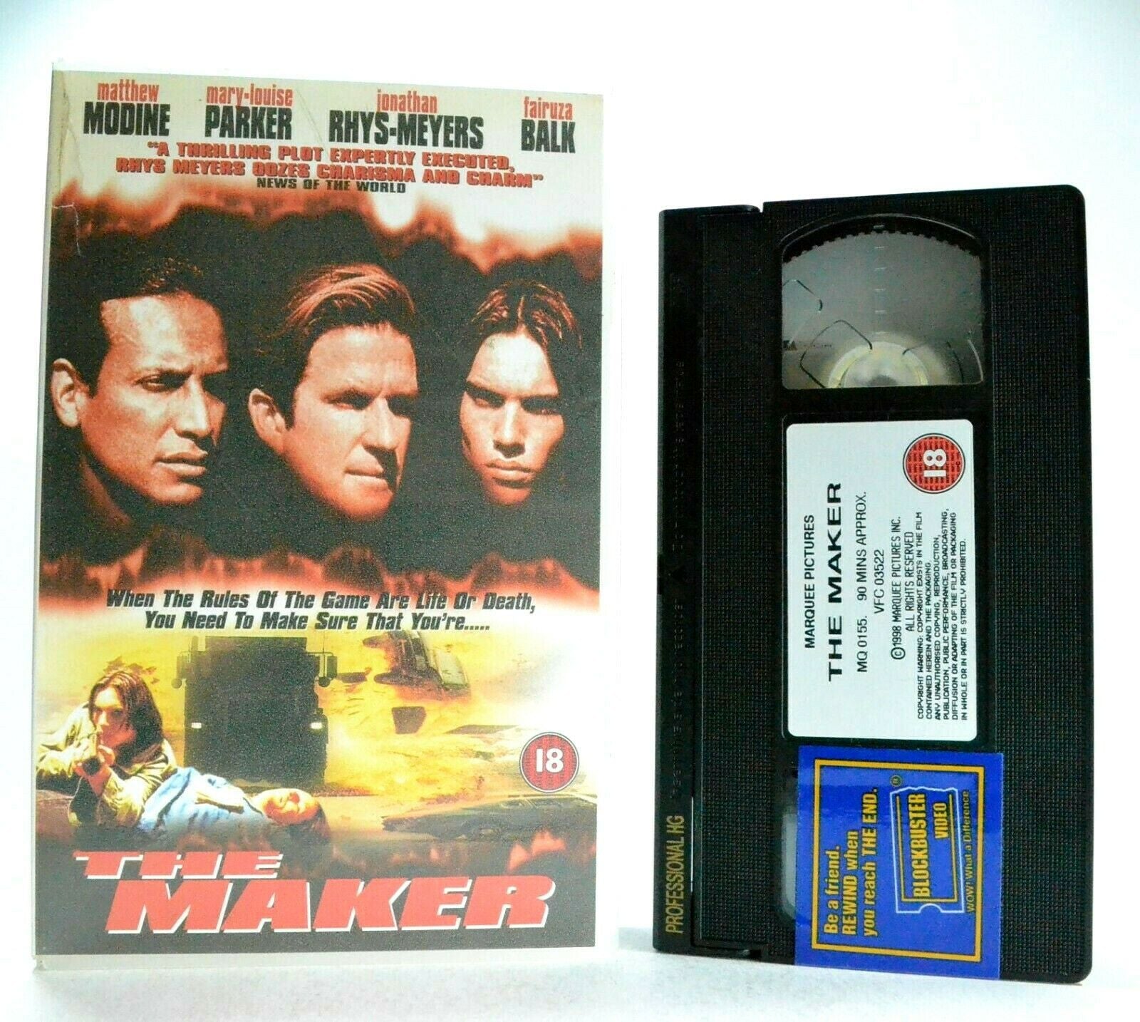 The Maker: Action Thriller (1997) Michael Madsen - Large Box - Ex-Rental - VHS-