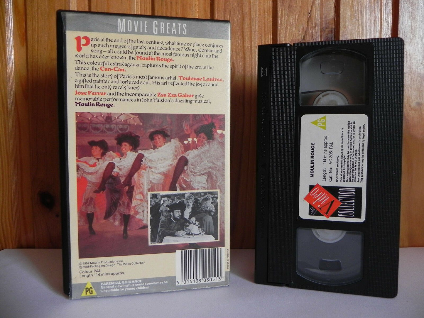 Moulin Rouge - The Video Collection - Musical - Zsa Zsa Gabor - Pal VHS-