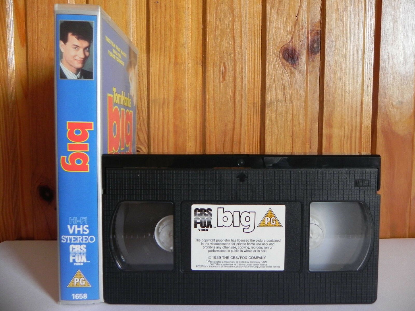 Big - CBS/FOX - Comedy - Tom Hanks - Elizabeth Perkins - John Heard - Pal VHS-