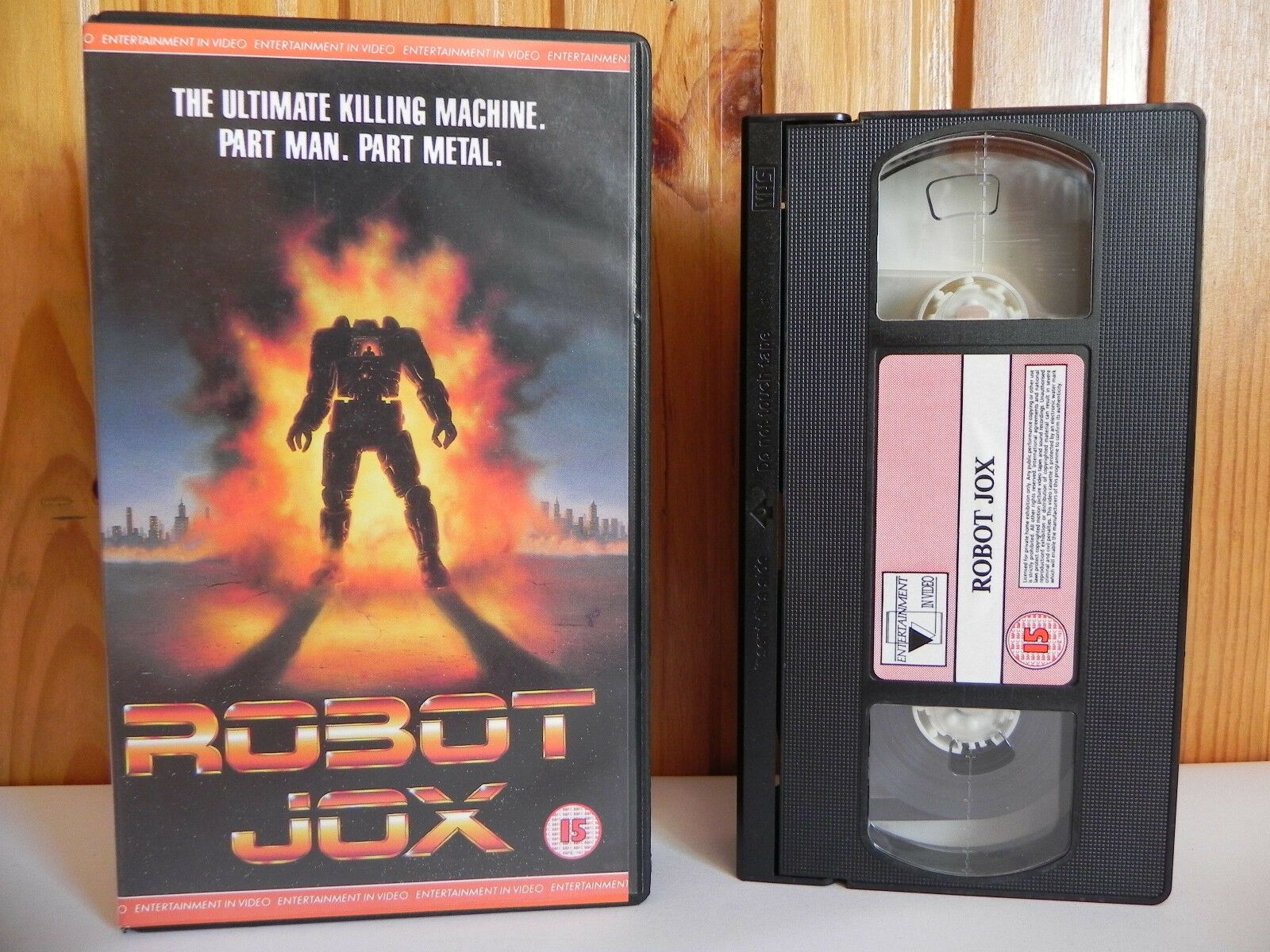 Robot Jox - Entertainment In Video - Sci-Fi - Part Man - Part Metal - Pal VHS-