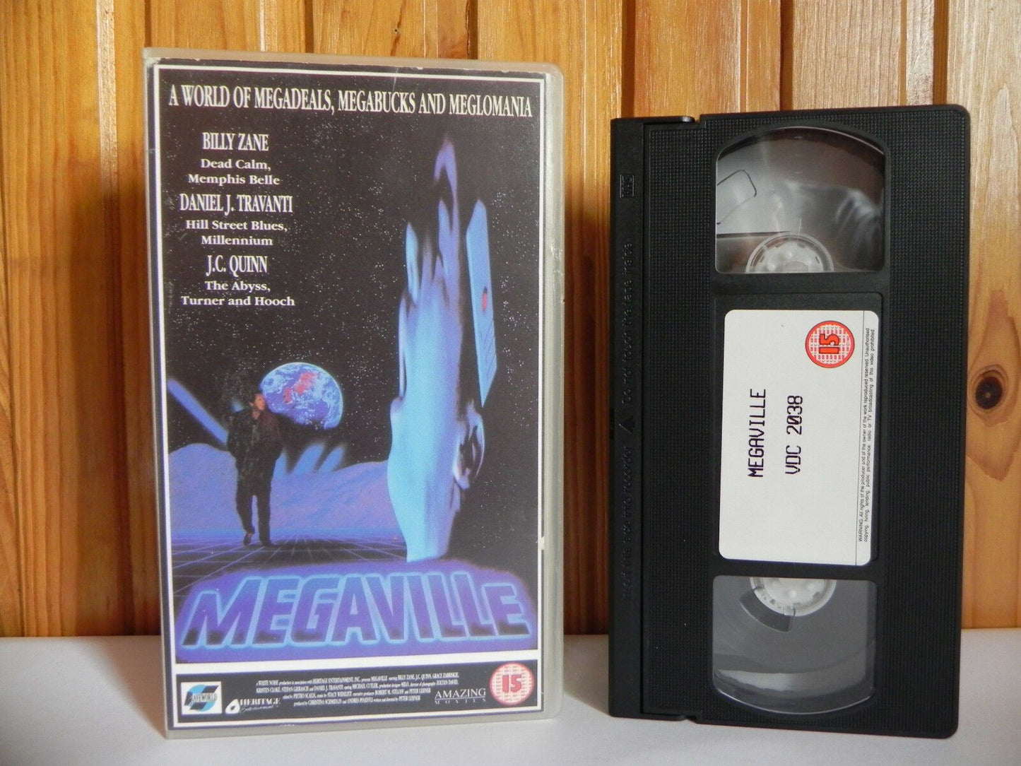 Megaville - Braveworld - Sci-Fi - Action - Billy Zane - Daniel J.Travanti - VHS-
