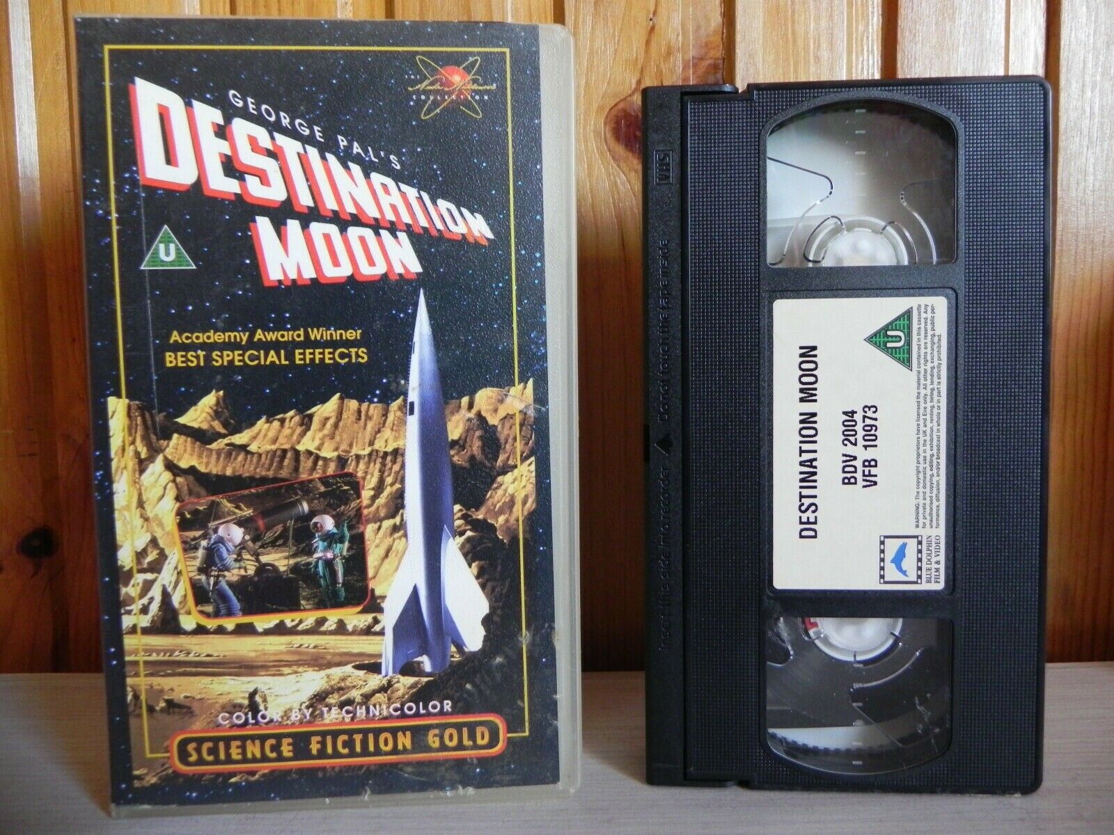 Destination Moon - Science Fiction Gold - Academy Award Winner - Pal VHS-