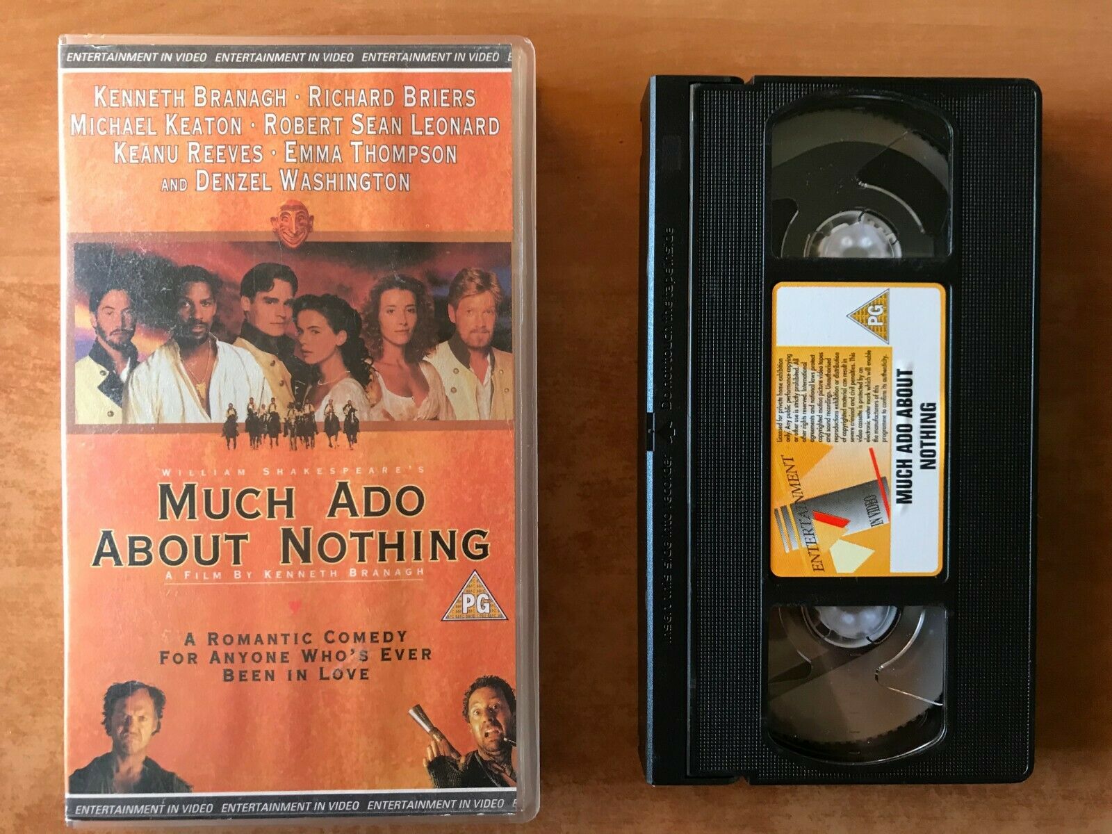 Much Ado About Nothing (1993); [William Shakespeare] Romantic Drama - Pal VHS-