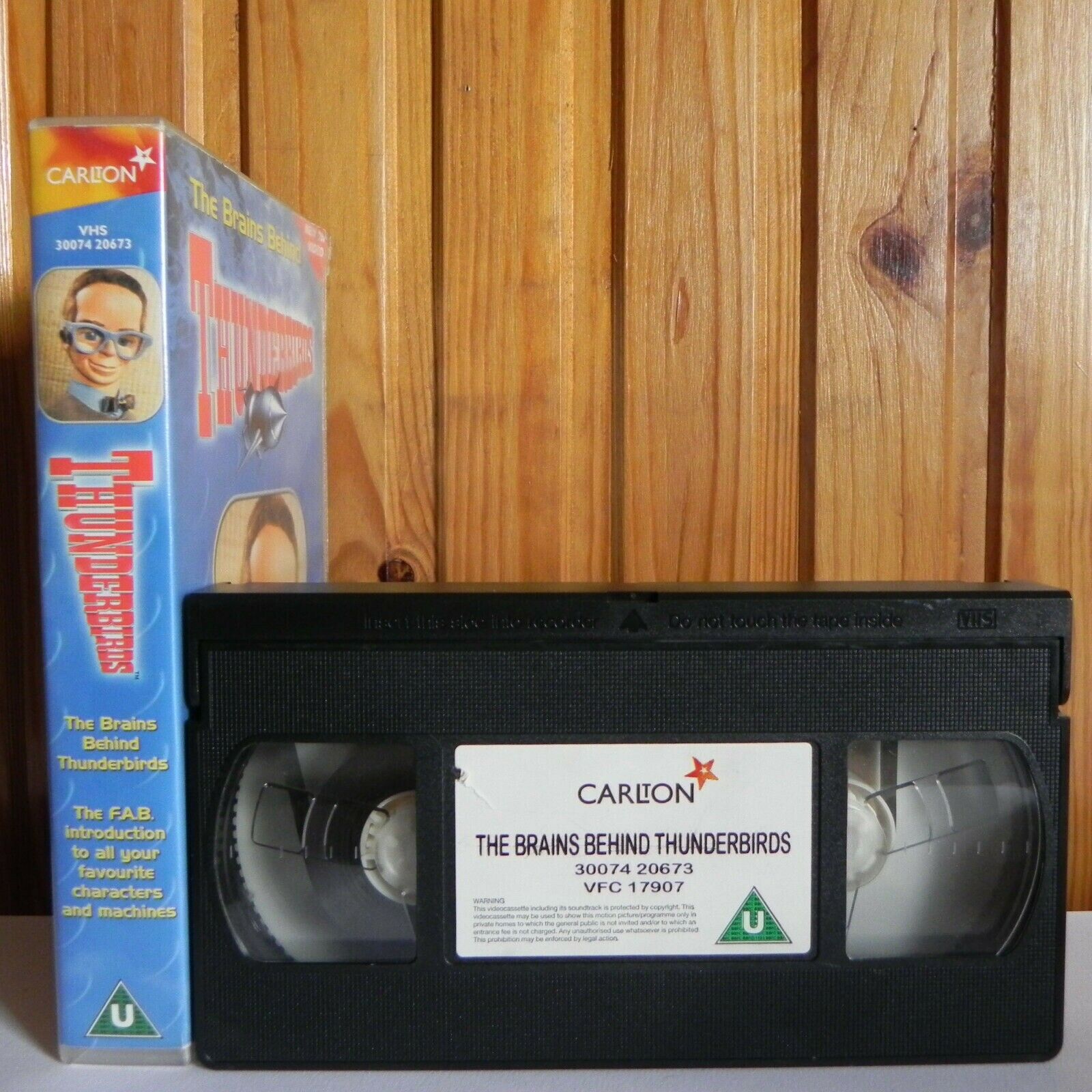 Thunderbirds: The Brains Behind - Animated - Adventures - Children's - Pal VHS-