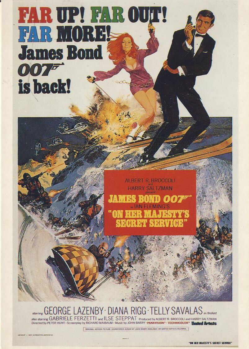On Her Majesty's Secret Service (1969)<James Bond>- Brand New Sealed - Pal VHS-