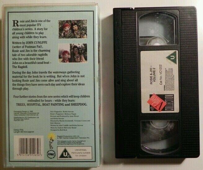 Rosie And Jim : Trees And Other Stories - Educational - Animated - Kids - VHS-