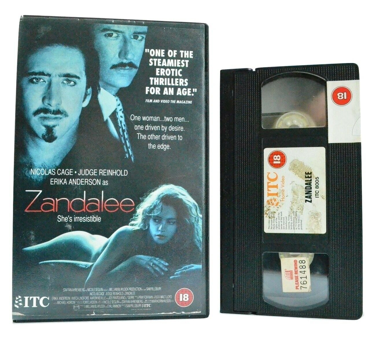 Zandalee: She's Irresistible - Erotic Thriller (1991) - Nicolas Cage - Pal VHS-