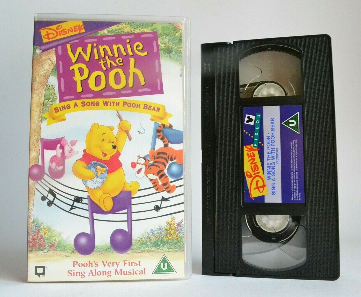 Winnie The Pooh: Sing A Song With Pooh Bear - Sing Along Musical - Kids - VHS-