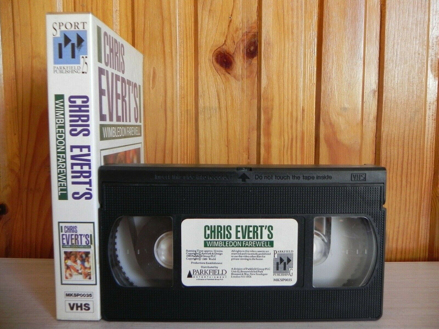 Chris Evert's - Wimbledon Farewell - Interviews With The Player Herself - VHS-