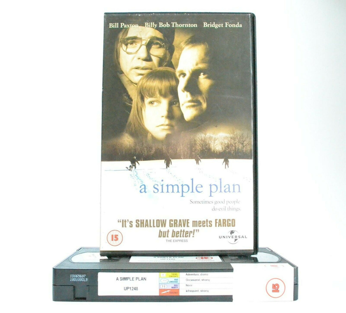 A Simple Plan: Based On S.B.Smith Novel - Crime Thriller - Bill Paxton - Pal VHS-
