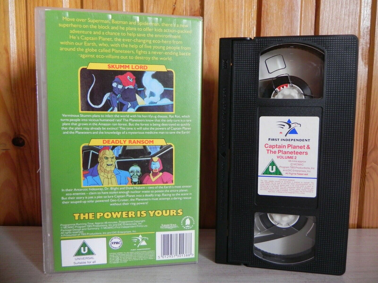 Captain Planet And The Planeteers - Skumm Lord - Deadly Ransom - Vintage - VHS-