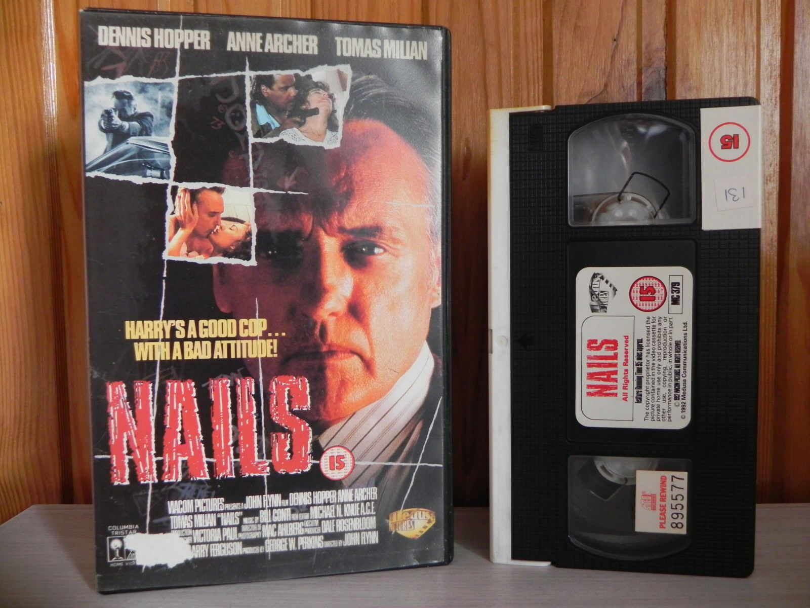 Nails - Good Cop With A Bad Attitude - Big Ex-Rental - Hopper - Action Drama VHS-