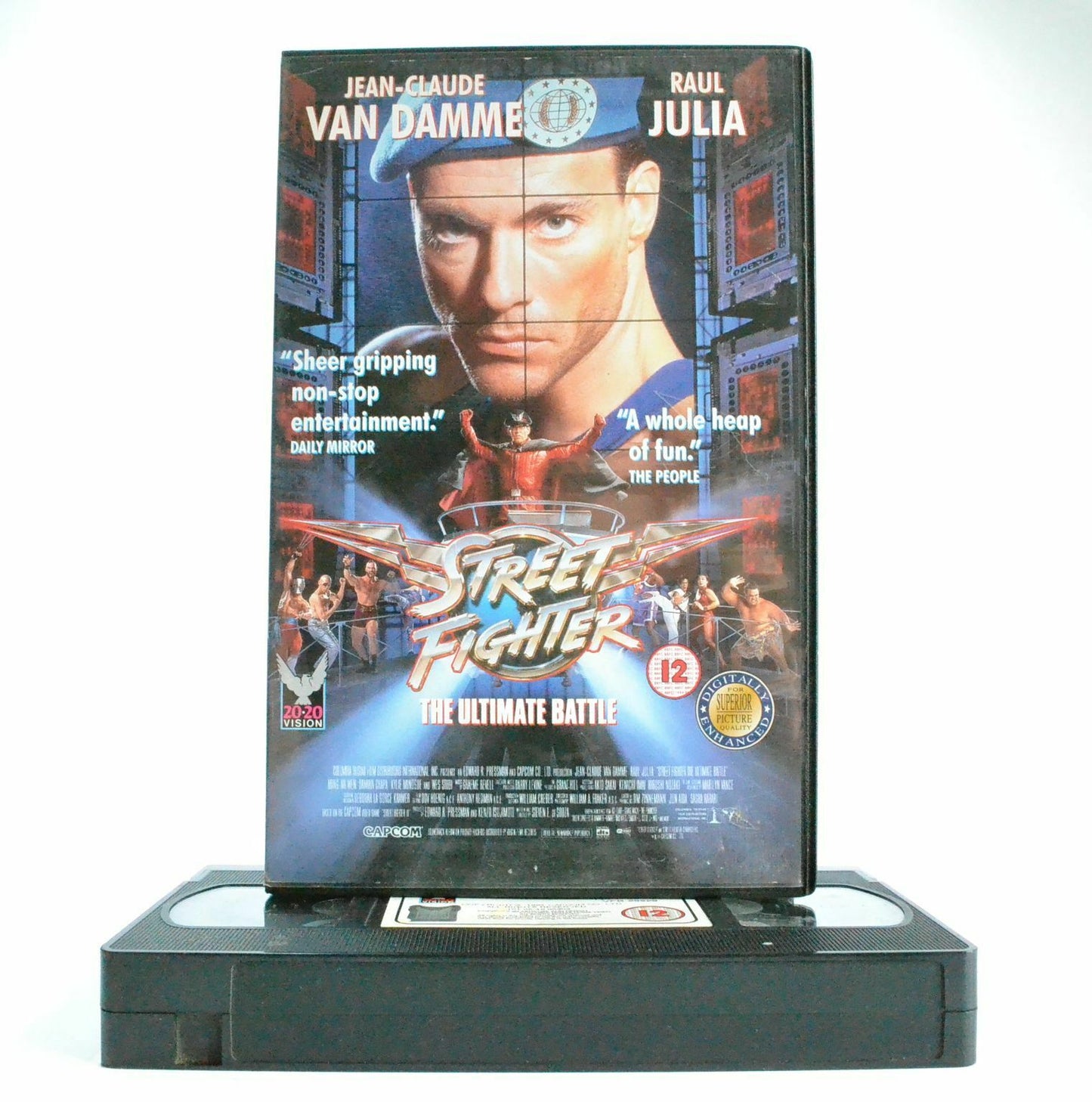 Street Fighter: The Ultimate Battle - Action (1994) - Large Box - R.Julia - VHS-