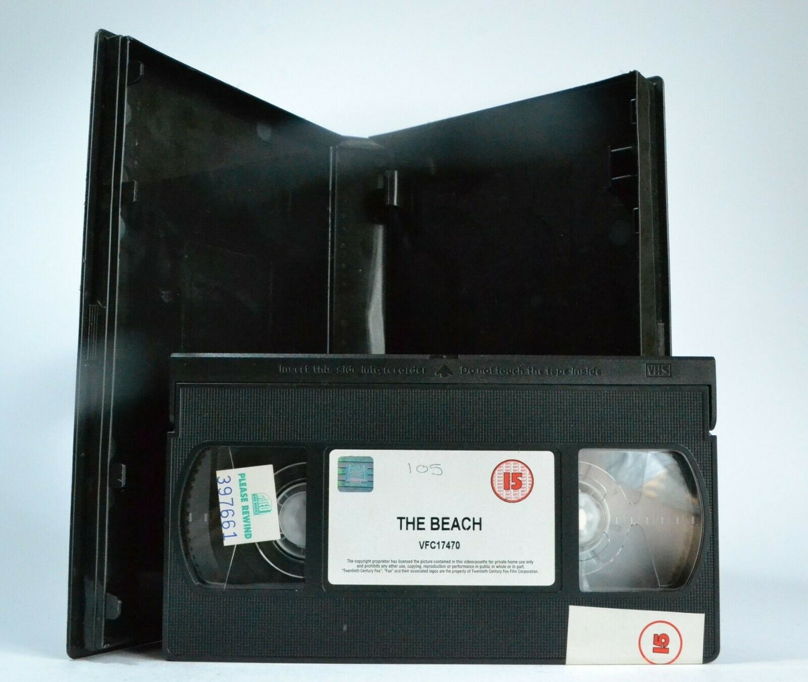 The Beach: By Danny Boyle - Thriller - Large Box - Leonardo DiCaprio - Pal VHS-