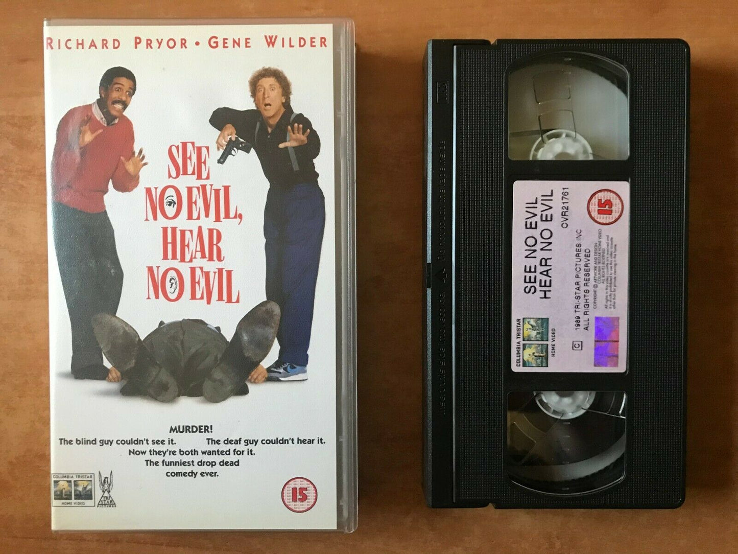 See No Evil, Hear No Evil (1989): Comedy - Richard Pryor / Gene Wilder - Pal VHS-