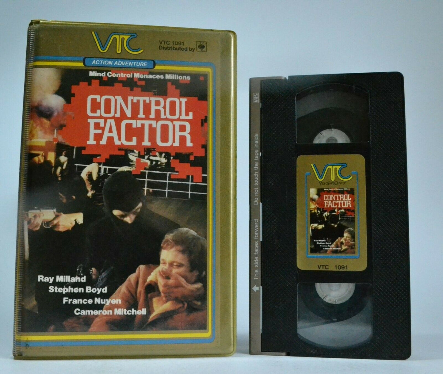Control Factor - Stephen Boyd - VTC 1091 - Big Box - Ex Rental - Pre Cert - VHS-