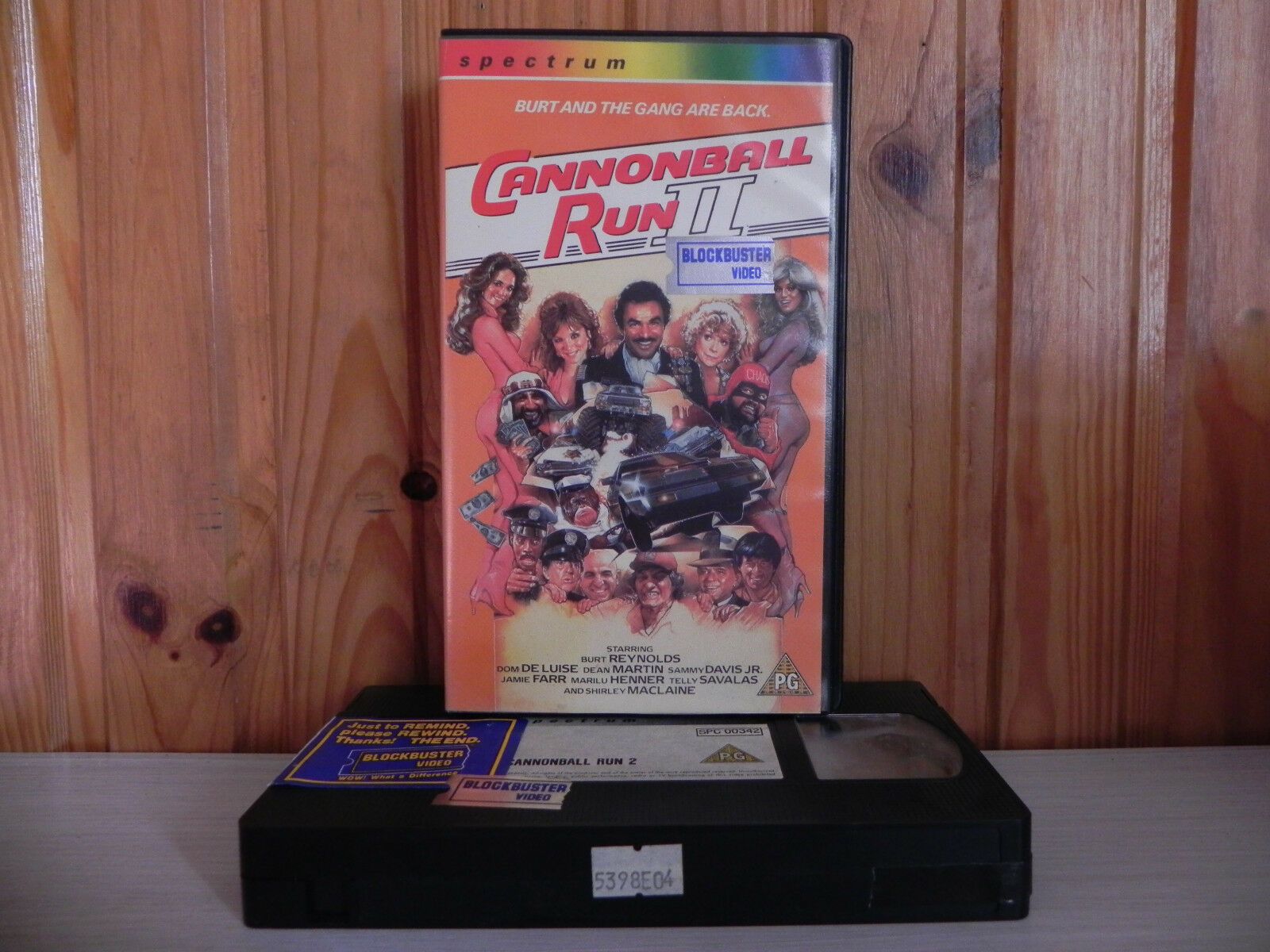 Cannonball Run 2 - Spectrum - Ex Rental Video - Burt Reynolds/Dean Martin - VHS-