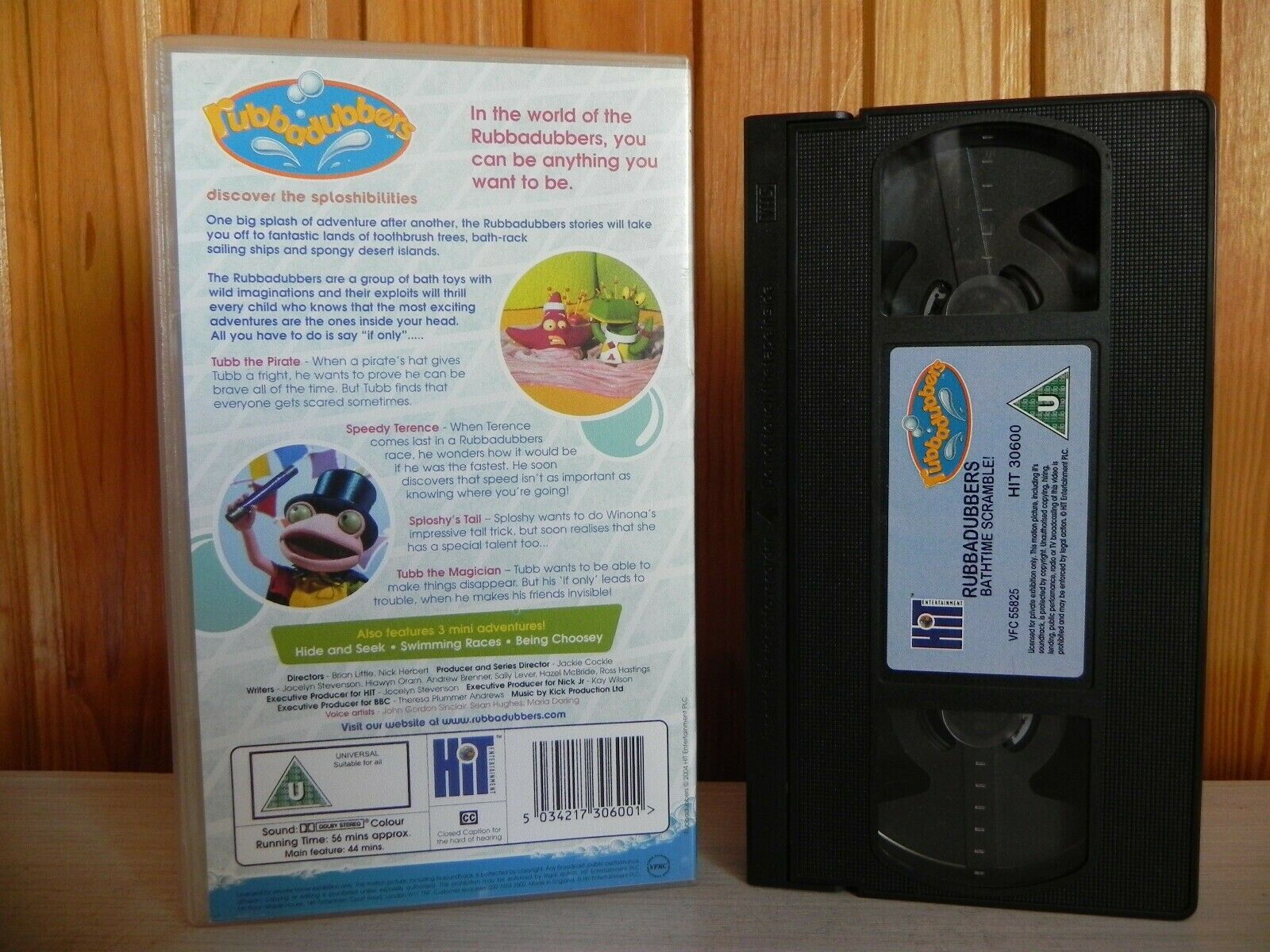 Rubbadubbers: Bathtime Scramble (Bathroom Furniture) Games/Learning Video - VHS-