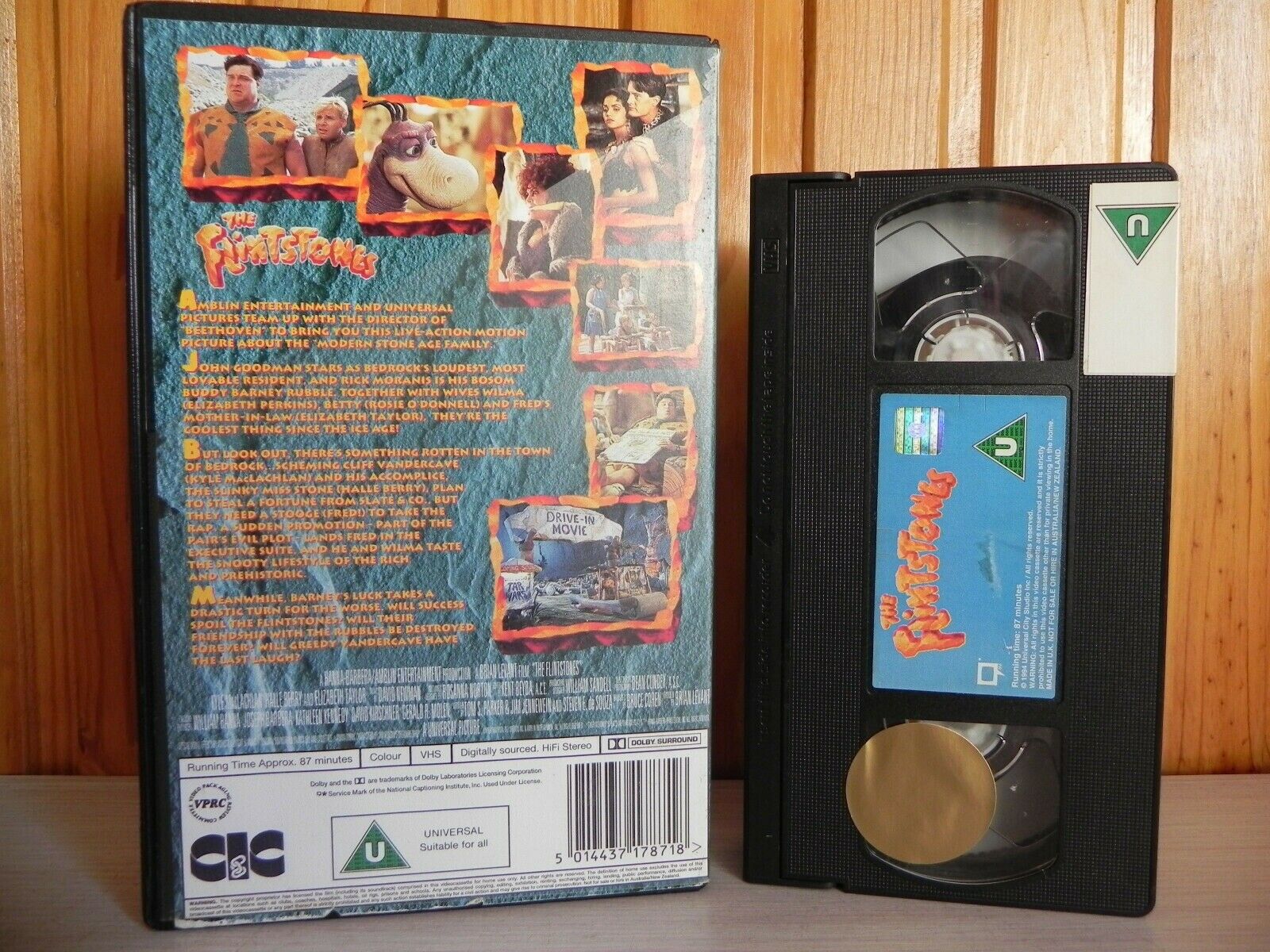 The Flintstones - Big Box - Universal - Family Video - Comedy - Halle Berry VHS-