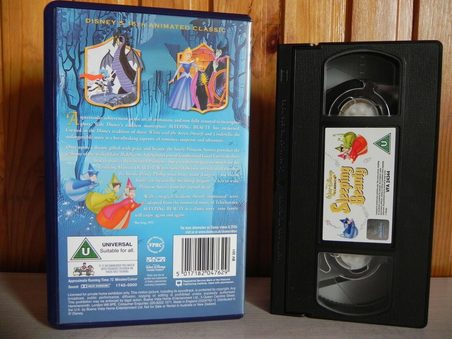 Sleeping Beauty - Walt Disney Classics - Timeless Masterpiece - Kids - Pal VHS-