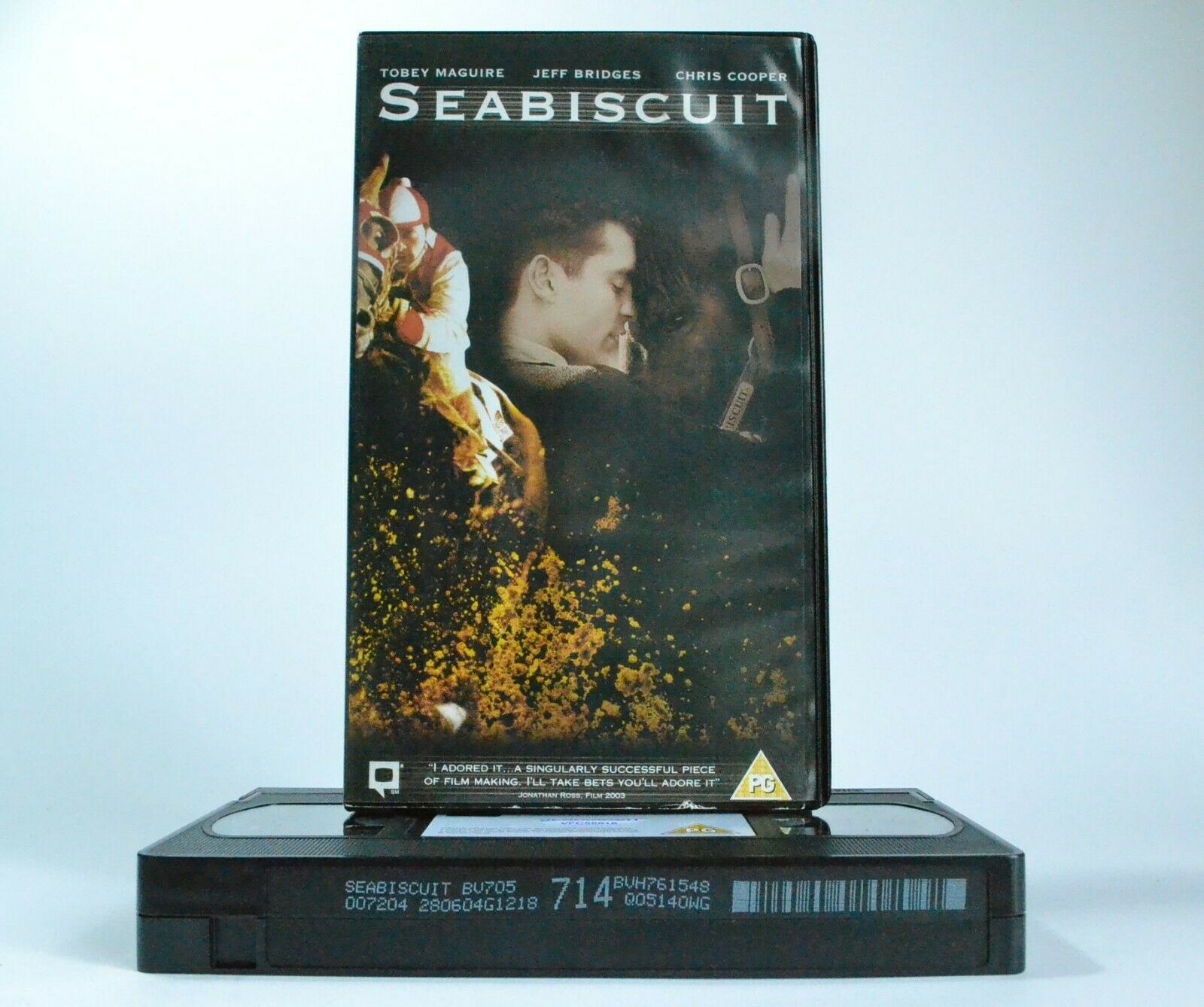 Seabiscut: Based On L.Hillenbrand Book - (2003) Equestrian Sports Film - Pal VHS-