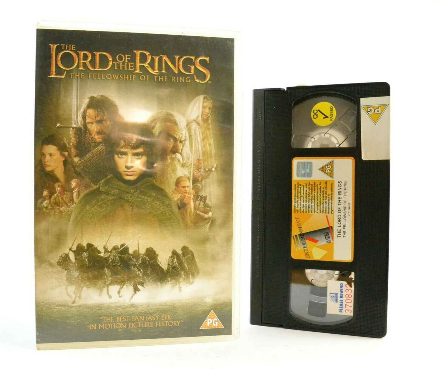 The Lord Of The Rings: The Fellowship Of The Ring - Large Box - Ex-Rental - VHS-