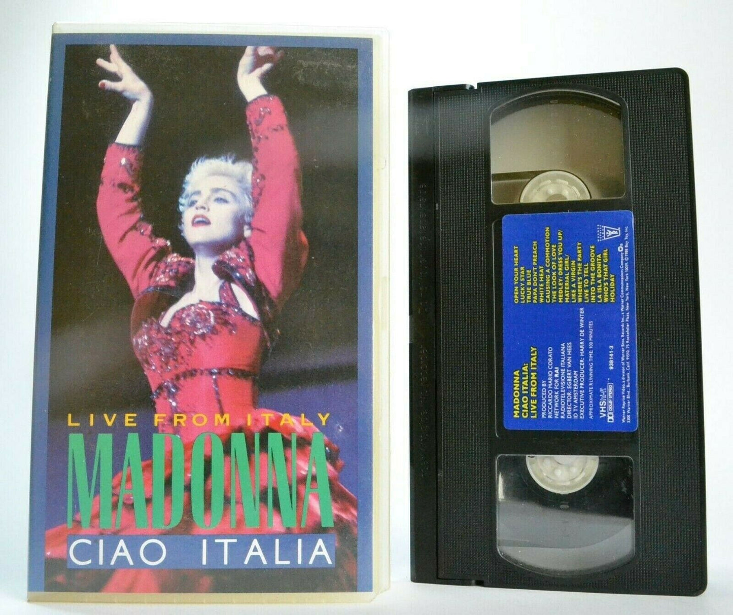 Madonna: Ciao Italia -'Papa Don't Preach' - Live Performance - Music - Pal VHS-