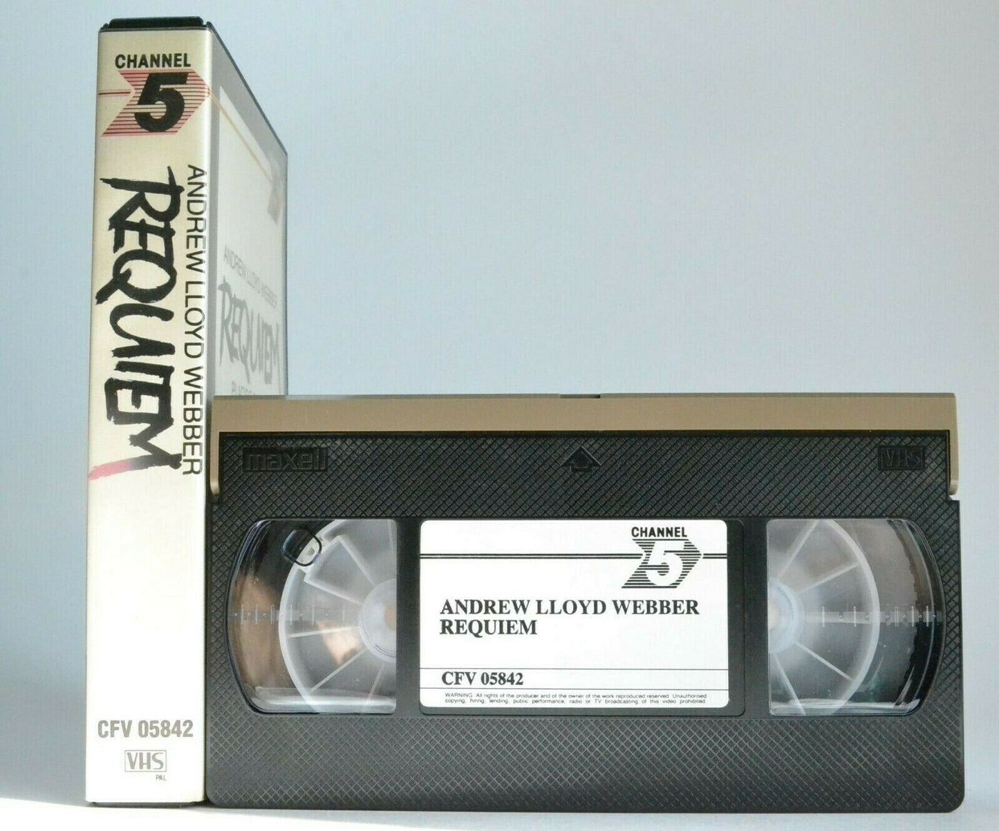 Requiem; [Andrew Lloyd Webber] -<Channel 5>- Musical - Placido Domingo - VHS-