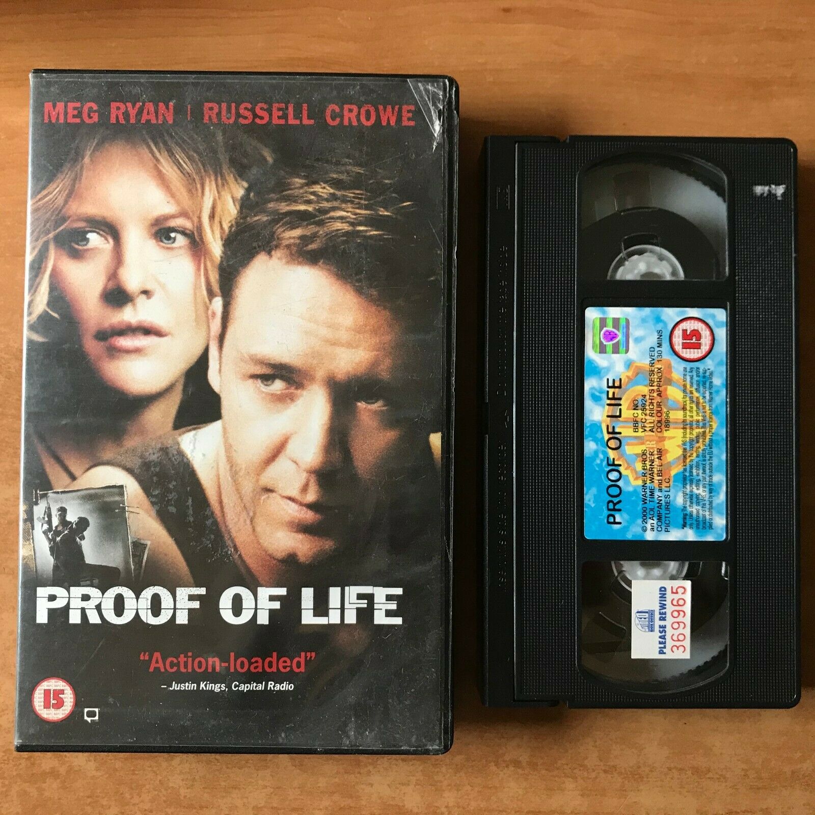 Proof Of Life: Action Thriller - Drama [Big Box] Meg Ryan / Russell Crowe - VHS-