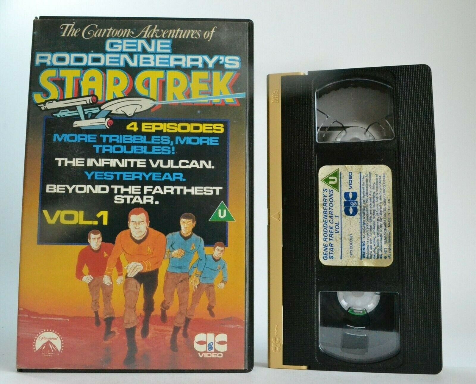 Star Trek (Vol.1): Cartoon Adventures -<Gene Roddenberry>- 'Yesteryear' - VHS-