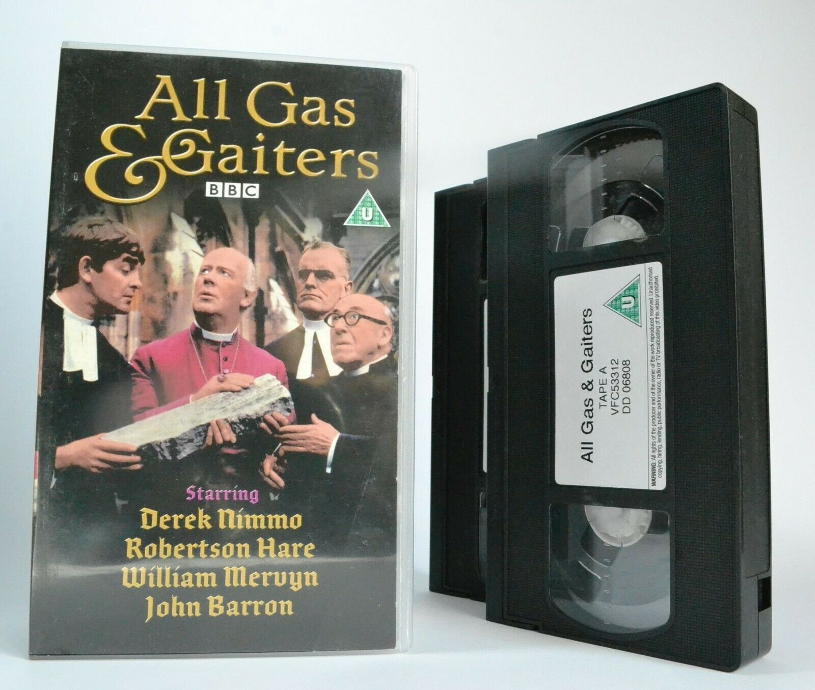All Gas & Gaiters: 'The Bishop Rides Again' - Comedy Series - Derek Nimmo - VHS-
