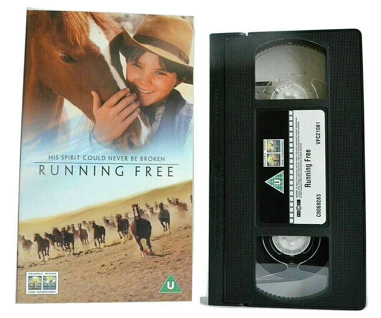 Running Free (2000): An Unusual Friendship - Family Adventure Drama - Pal VHS-