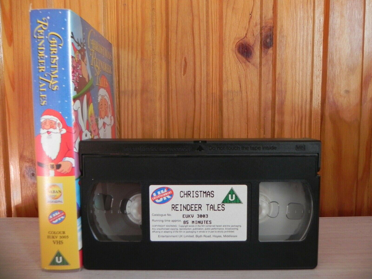 Christmas Reindeer Tales - Luxury Children's Video - Over 80 Mins - UK - Pal VHS-