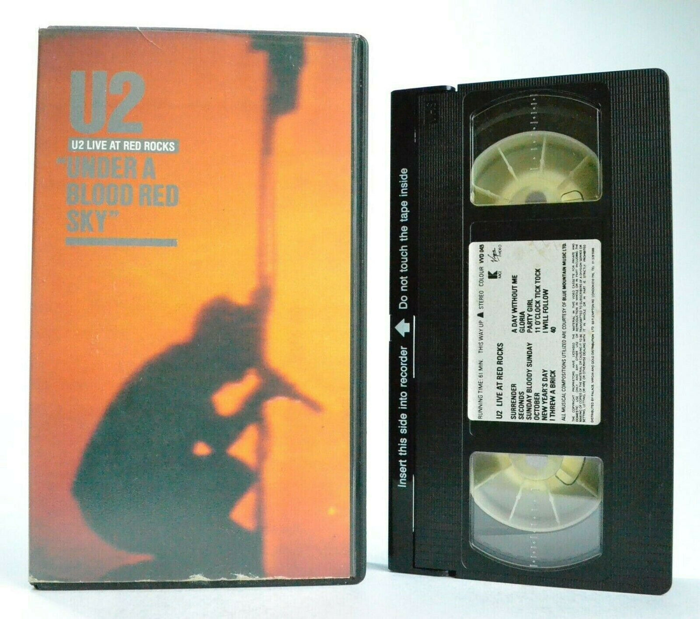 U2: Live At Red Rocks - Bono - The Edge - Adam Clayton - Larry Mullen - Pal VHS-