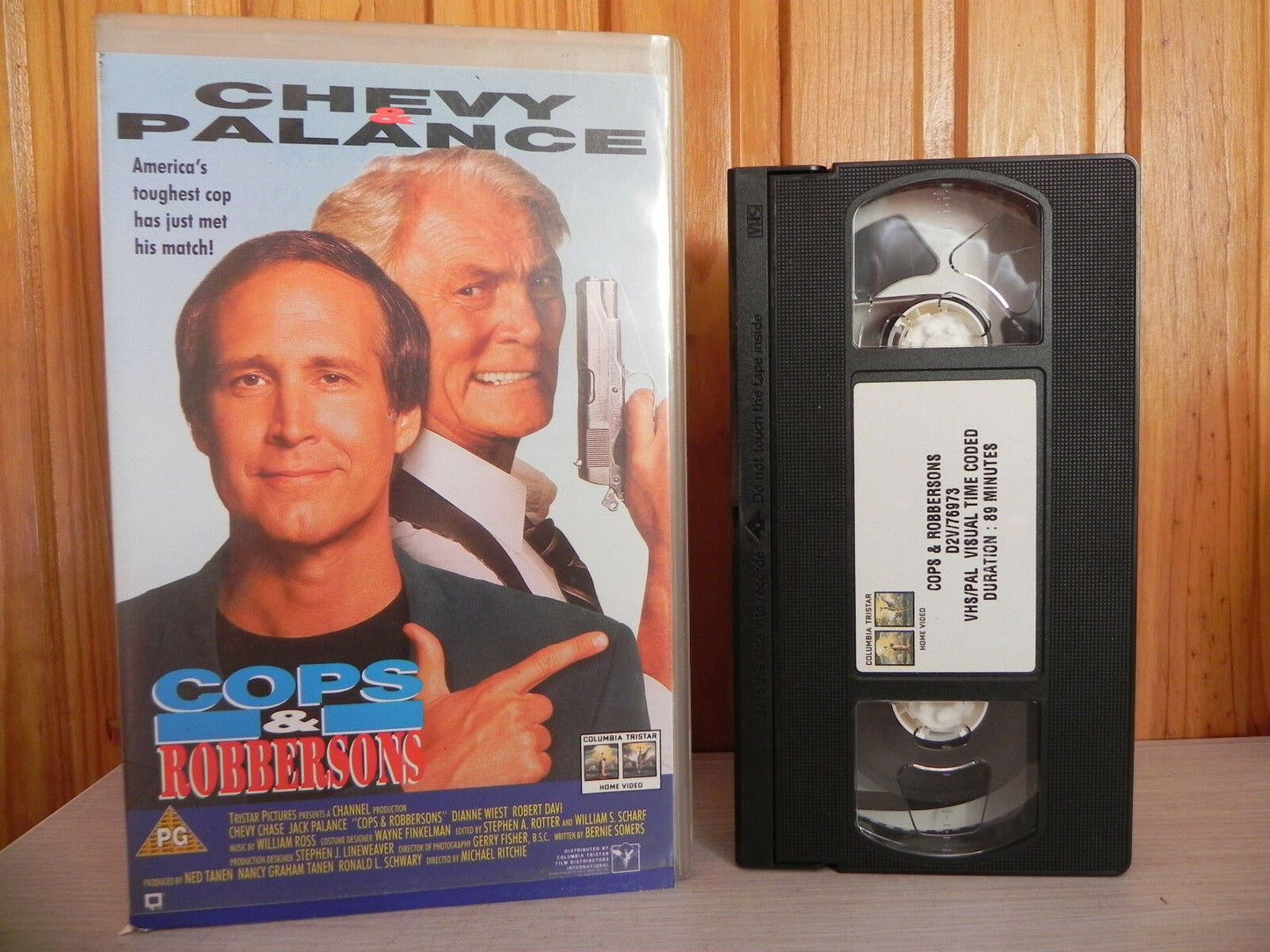 Cops And Robbersons - Sample Copy - LargeBox - Action Comedy - Chevy Chase - Pal VHS-