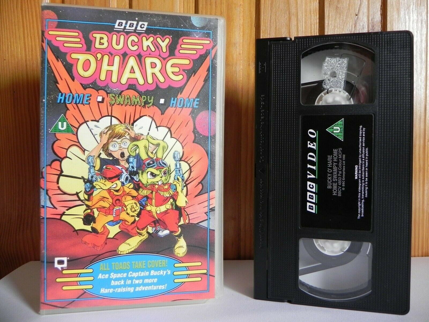 Bucky O'Hare - BBC - Home, Swampy Home - All Action - Space Adventure - Pal VHS-