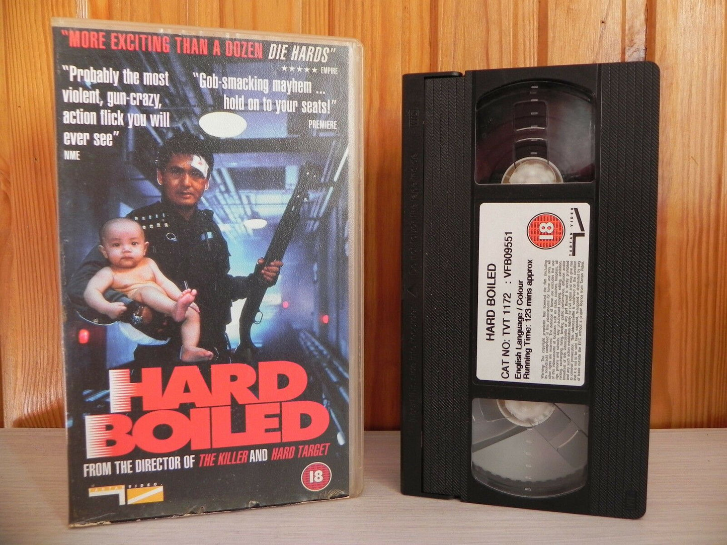 Hard Boiled (1992); [John Woo] Hong Kong Action - Thriller - Chow Yun Fat - Pal VHS-