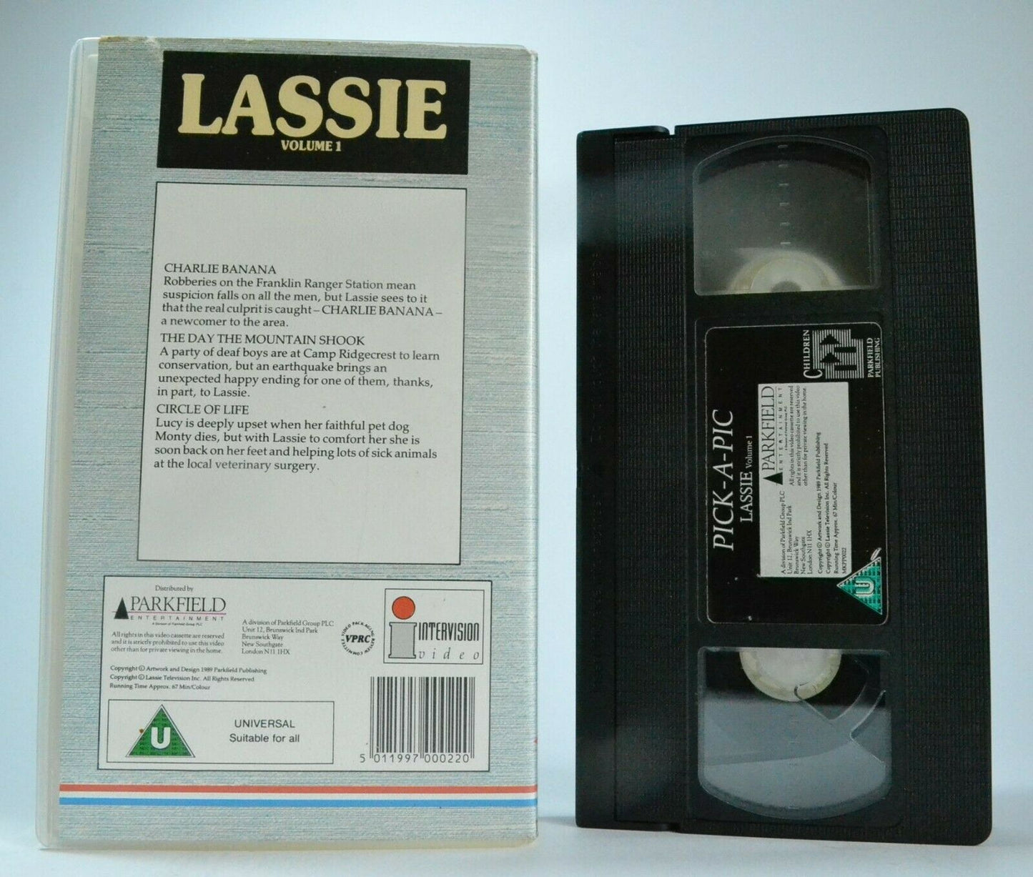 Lassie (Vol.1): 'Charlie Banana' [Parkfield] TV Series - Family Adventure - VHS-