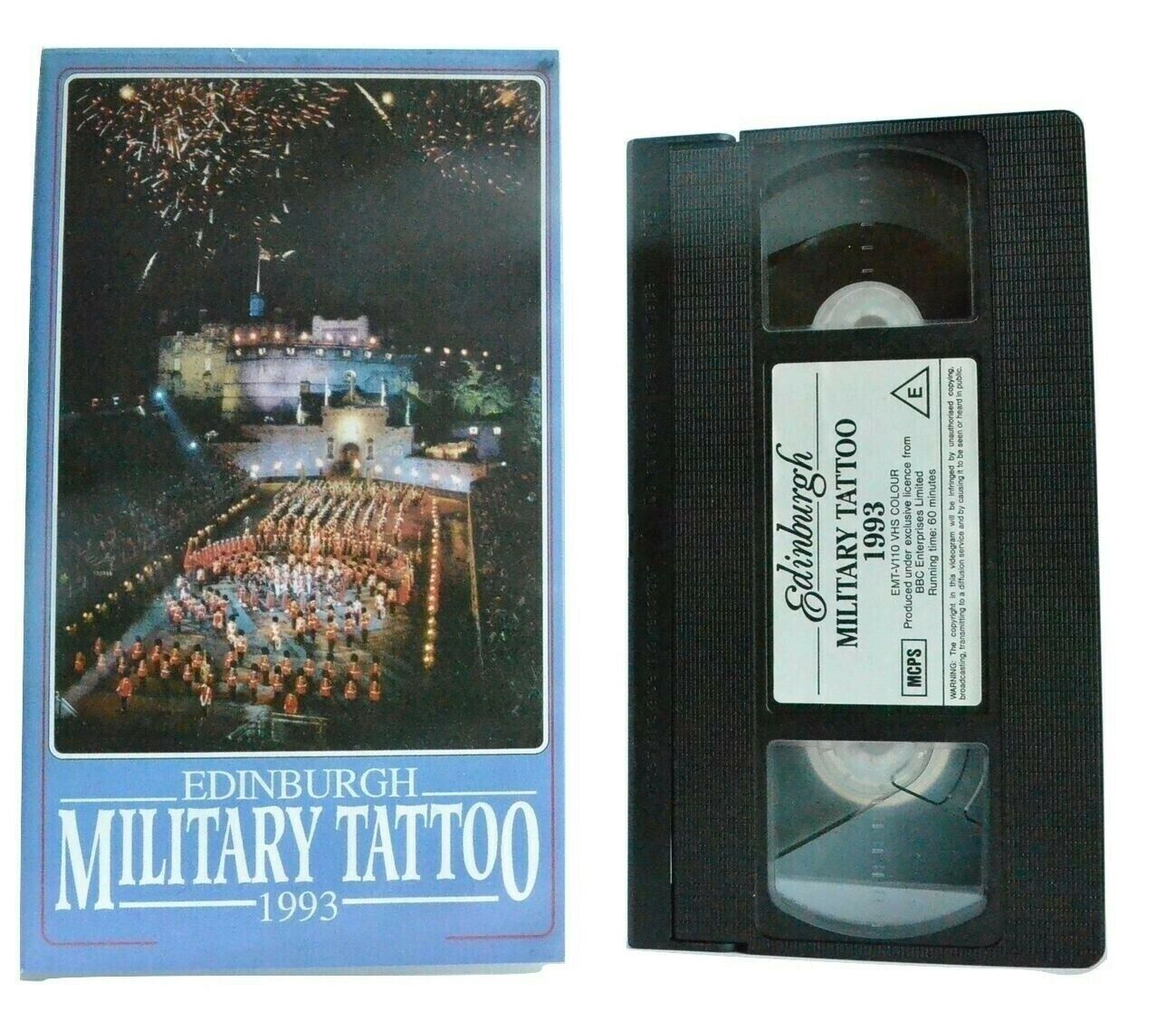 Military Tattoo: Edinburgh 1993 - Royal Scotland - Castle Esplanade - Pal VHS-