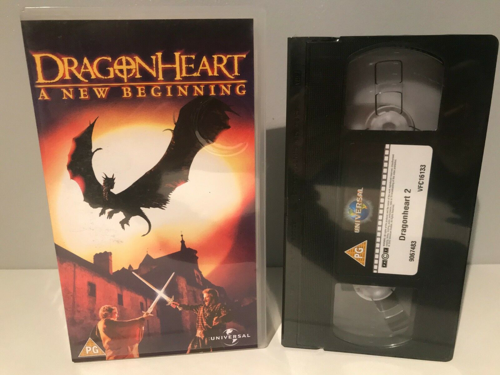 Dragonheart: A New Beginning: Fantasy Adventure - Christopher Masterson - VHS-
